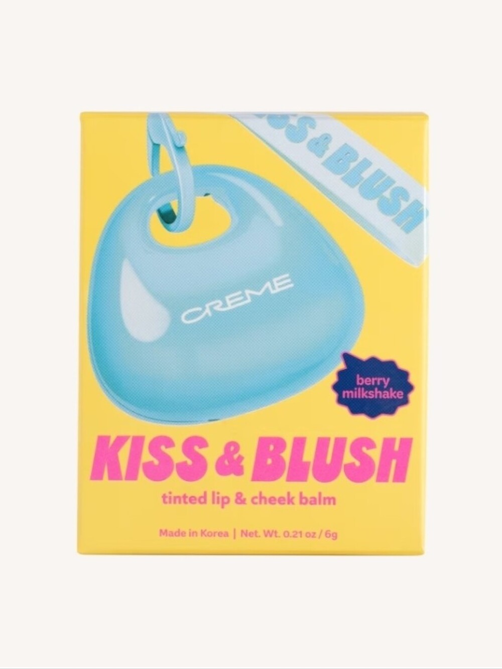 The Creme Shop Kiss & Blush Berry Milkshake Tinted Lip & Cheek Balm -